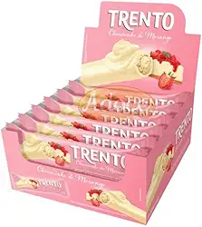 Chocolate Branco Trento Cheesecake De Morango C/16 - Peccin