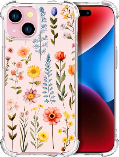 Coque iPhone 15 Plus mignonne transparente pour protéger sans cacher le design