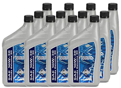 Honda Marine 08207-10W30MFC-W Genuine 4-Stroke SAW 10W-30 Motor Oil (Case of 12 Quarts )