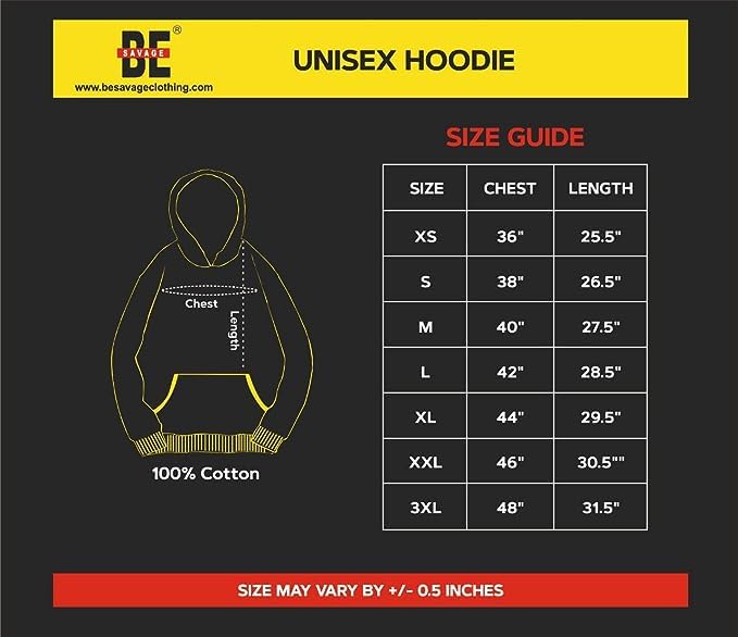 Image of BE SAVAGE Winter Wear Hooded Sweatshirt for Men