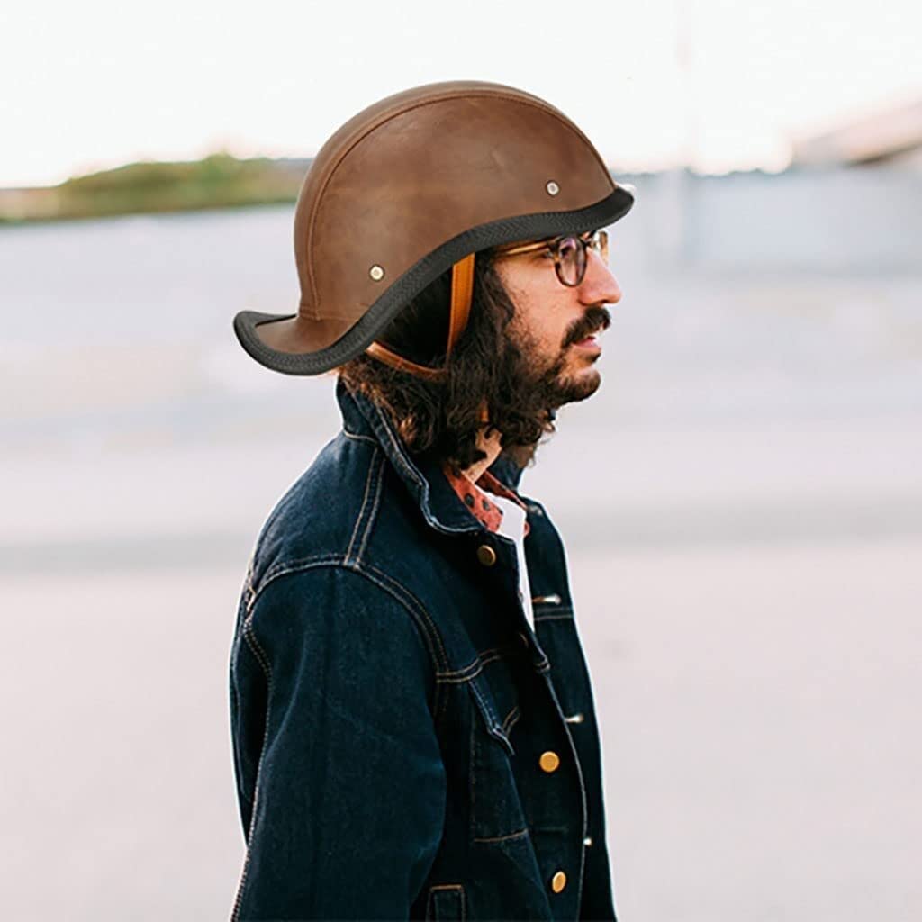 Ever TA Vintage Motorhelm Baseball Cap Retro Half Shell Helm DOT Ever TA Vintage Motorhelm Baseball Cap Retro Half Shell Helm DOT
