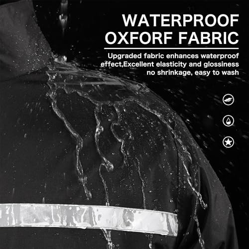 Traje impermeable reflectante para ciclismo hombre miniatura 2