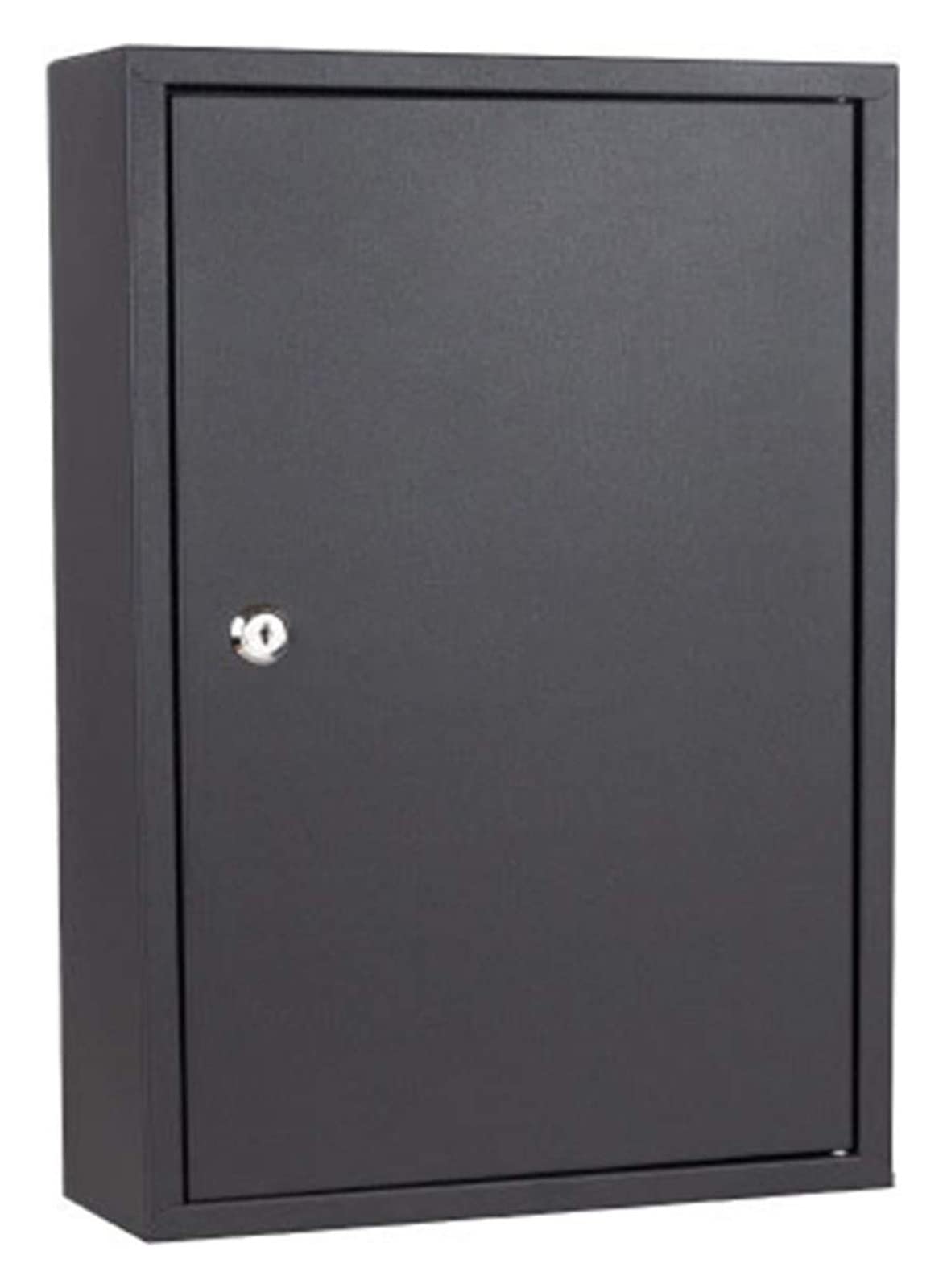 Armoire à clés murale pour clés - Boîte de rangement murale à combinaison en métal pour 48 clés - Boîte de rangement sûre pour 48 clés - Noir