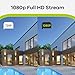 SANNCE 8CH 1080P Security Camera System DVR and 4x2.0MP Indoor Outdoor IP66 Weatherproof Bullet CCTV Cameras with IR 100ft Night Vision LEDs, Easy Remote Access,Home Surveillance System（1TB HDD）