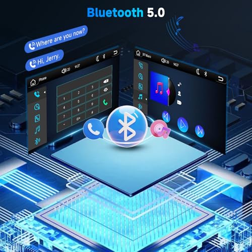 Radio doble din inalámbrico con pantalla táctil 7 pulg. miniatura 4