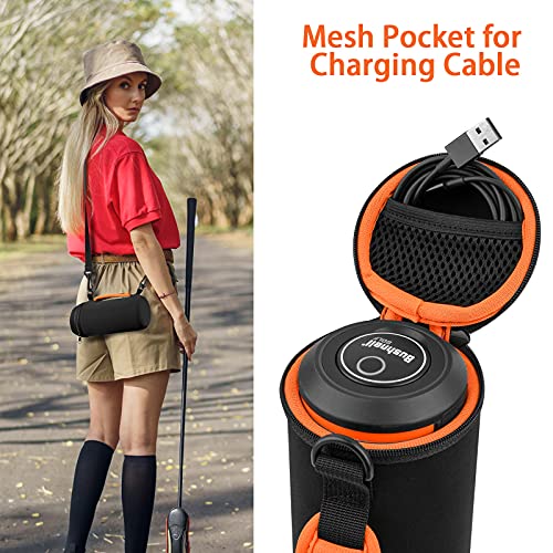 Xxerciz Carrying Case For Bushnell Golf Wingman Gps Speaker Neoprene Storage Bag Fits For Golf Gps With Carabiner #TOP4