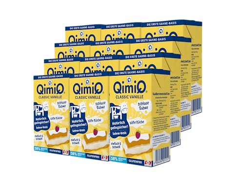 QimiQ Classic ein natürliches Sahneprodukt (Vanille, 12x250g)
