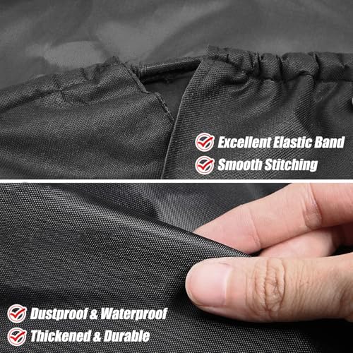 35 Inches Spare Tire Covers for 2021-2026 Ford Bronco Badlands, Wildtrak, First Edition, Sasquatch, Everglades, Heritage Limited Edition, Wheel Tyre Protectors Accessories with Backup Camera Hole by EVGoXMods - Image 5