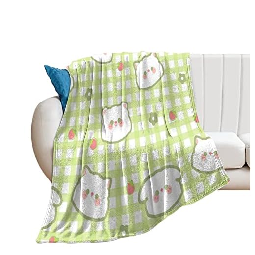 Hunden i det gröna nätet flanellfilt mysig mjuk viktad plyschfilt och kastar gåvor till fru födelsedag mors dag (storlek: 178 x 203 cm)