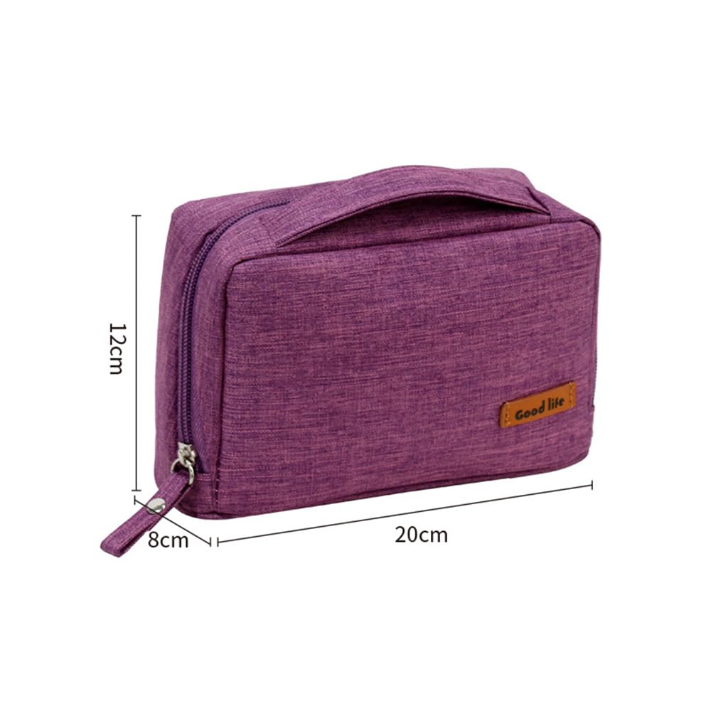 Borsa per Il Trucco da Viaggio, Beauty Case da Uomo, Astuccio per Cosmetici da Donna, Custodia Impermeabile per Trucco e Prodotti di Bellezza, Pochette Organizer per Borsetta.