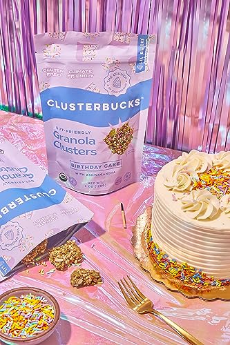 Lil Bucks, Granola Clusterbucks Birthday Cake Organic, 6 Ounce - image 3