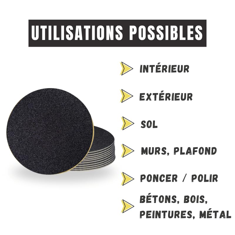 Disques abrasifs en carbure de Silicium - Ø 125 mm 180 10 - Harmony Béton