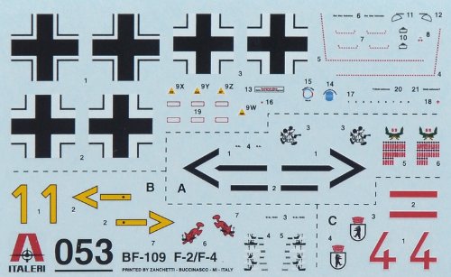 Amazon | タミヤ イタレリ 53 1/72 メッサーシュミット Bf109 F-2/4