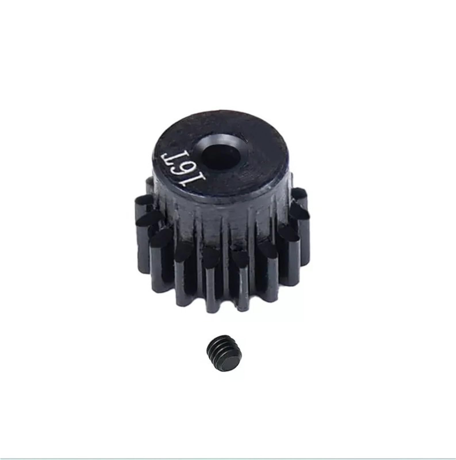 NKURTPC Motorcycle Sprocket Fit For LOSI 1/24 Micro-B 2WD 14T 40Cr Steel Pinion Gear 14T / 15T / 16T /17T / 18T 0.5M 2mm Shaft(16T)