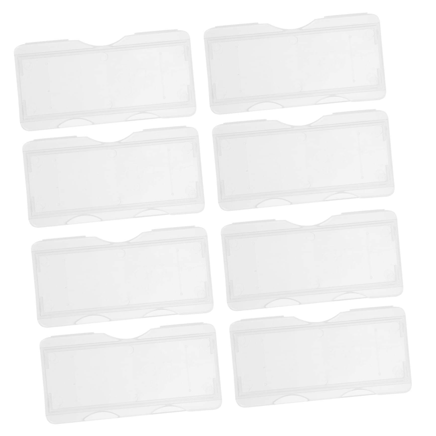 Unomor Slide Holder Box for Microscope Slides 100pcs Pathological Section Clip Pp Material Storage Cases