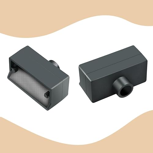 Miniatura 3 de Zamada Pieza de pieza de filtro de repuesto compatible con máquinas de hielo GE Profile Opal 1.0 y 2.0 (gris)