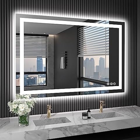 LOAAO 40X32 LED Bathroom Mirror Cover