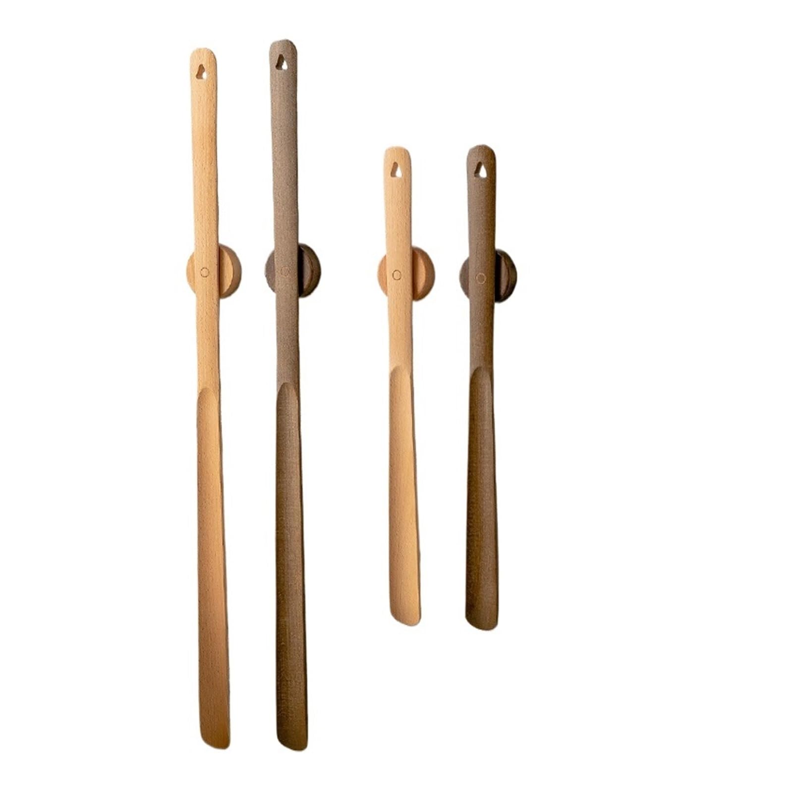 WNBFTTK Calzador Calzador magnético de madera haya con mango extendido y extractor zapatos maciza