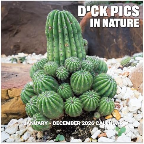 Gag Gifts - Funny 2026 Wall Calendar, 2026 Calendar with Thick Paper, Jan. 2026 - Dec. 2026, 24