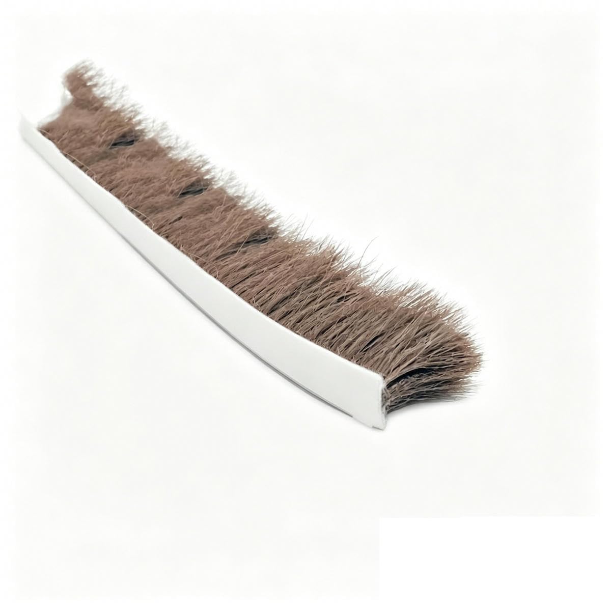 3.0Meters Brush Strip Self Adhesive Door Window Sealing Home Window Sound Insulation Seal Film Door Swal Weather Strip-7x12 brown-20M