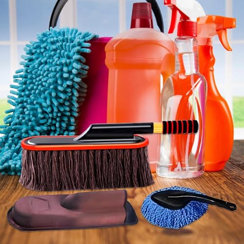 Plumero de coche y cepillo de limpieza multifuncional para camión 3