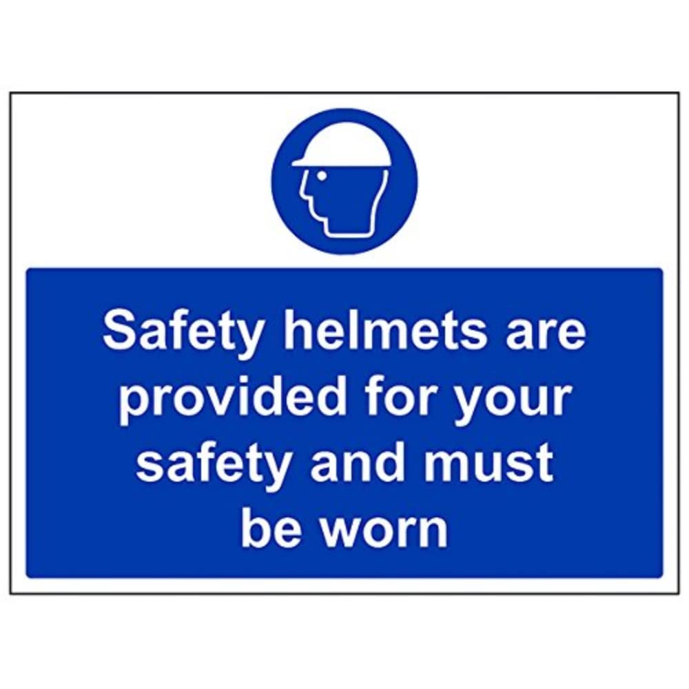 Cartello Obbligo Maschera Protettiva – Vsafety 41074, Autoadesivo 300x100 Mm, Blu - 3