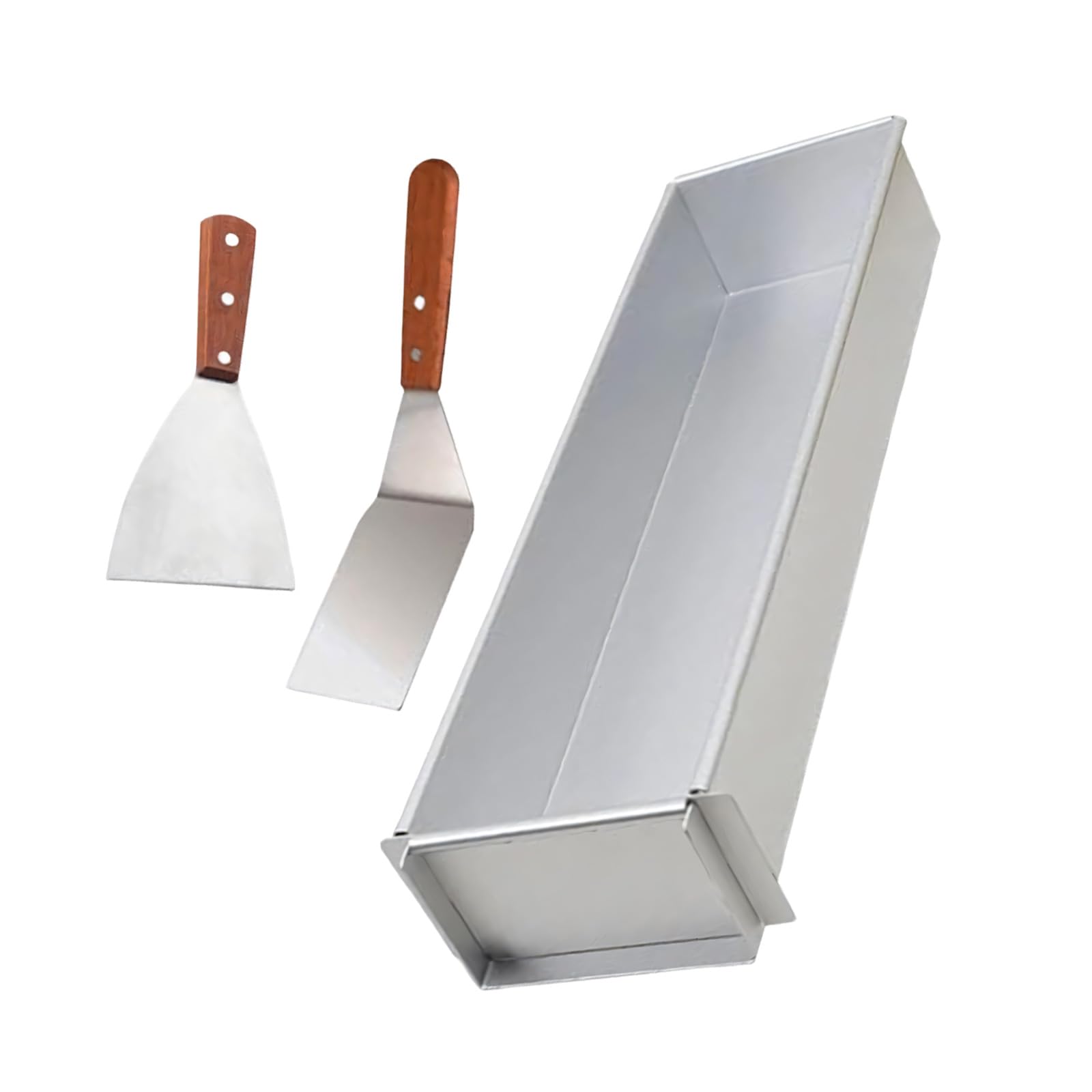 Moule à gâteau en alliage d'aluminium durable avec spatule de haute précision