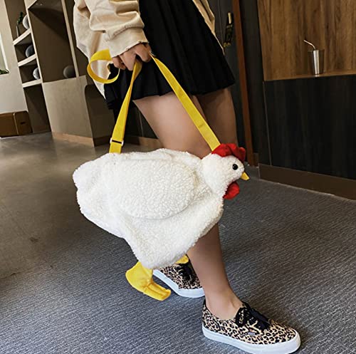 Bolso tipo tote de gallina para mujer miniatura 5