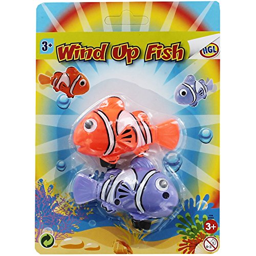 HGL Wind Up Fish - Pack Of 2