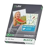 Con el tamaño A4 Leitz Pouches EVA - Plastificador (Transparente, A4, 210 mm, 297 mm, 5 g, 25 pieza(s))