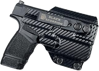 Black Scorpion Outdoor Gear Springfield Hellcat w/TLR-6 IWB Belt Wing Tuckable HC23-HELLCATLR6-CF,Right-Hand Draw