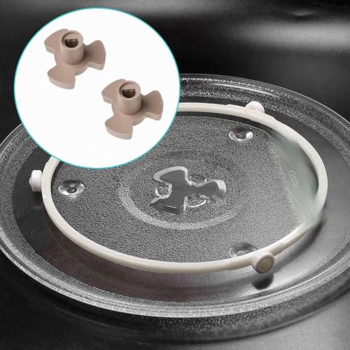 Hsupez Lot de 4 coupleurs de Plateau tournant Microwave pour Plateau tournant, Four à Micro-Ondes, Platine, Plaque tournante, coupleur, pièce d'entraînement de Rechange pour réc – vue 4