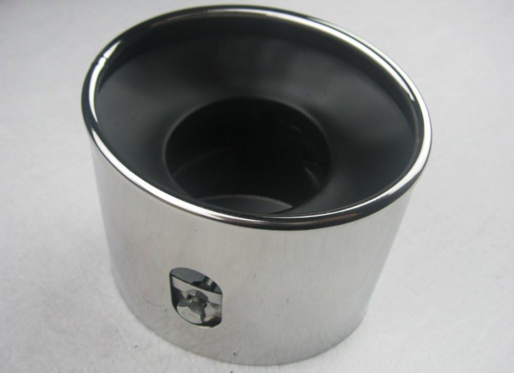 Stainless Steel Tailpipe Exhaust Muffler Tail Pipe Tip Chrome Fit for Honda Accord 2008 2009 2010 2011 2012 2013 Universal