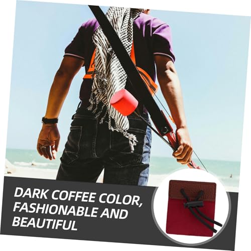 Toyvian 2個 弓道練習用レザー指プロテクター な指保護タブ アーチェリー競技向け 耐久性と快適性を兼ね備えた初心者 プロ対応フィンガーガ