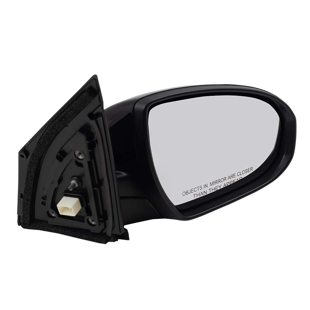 Brock Replacement Passenger Power Side Mirror Heated Signal Compatible with 2016-2018 Tucson