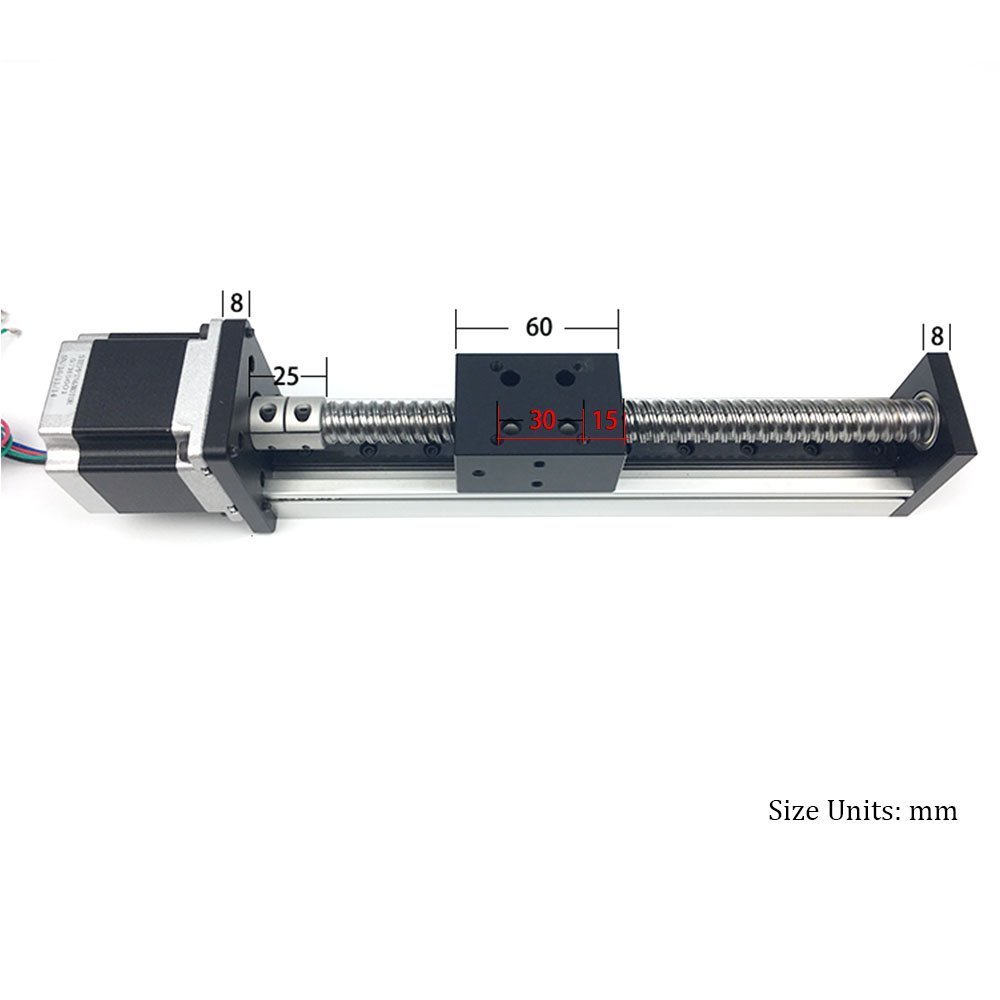 Amazon.co.jp: TEN-HIGH スライドガイド ボールねじ スライダー