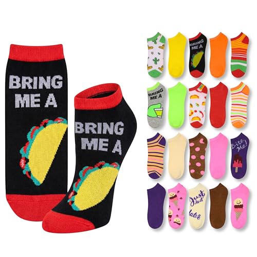 Image of Tipi Toe Women's 20 Pack Colorful Low Cut Socks - Lightweight, Breathable Design for All-Day Comfort Sizes 9-11 /10-13