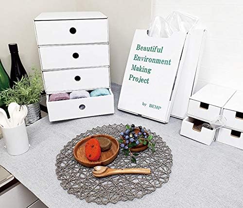 横井パッケージ ダンボール製 ゴミ袋収納箱 箱のみ 3個入り (クラフト) 5セット