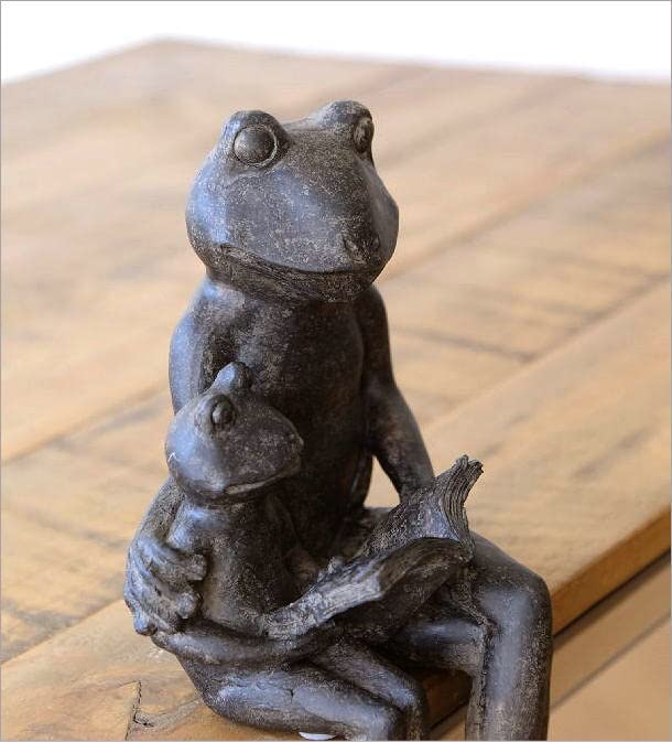 カエル　置物 蛙 カエル 置物 オブジェ 高級感 財運 金運 開運 運気アップ