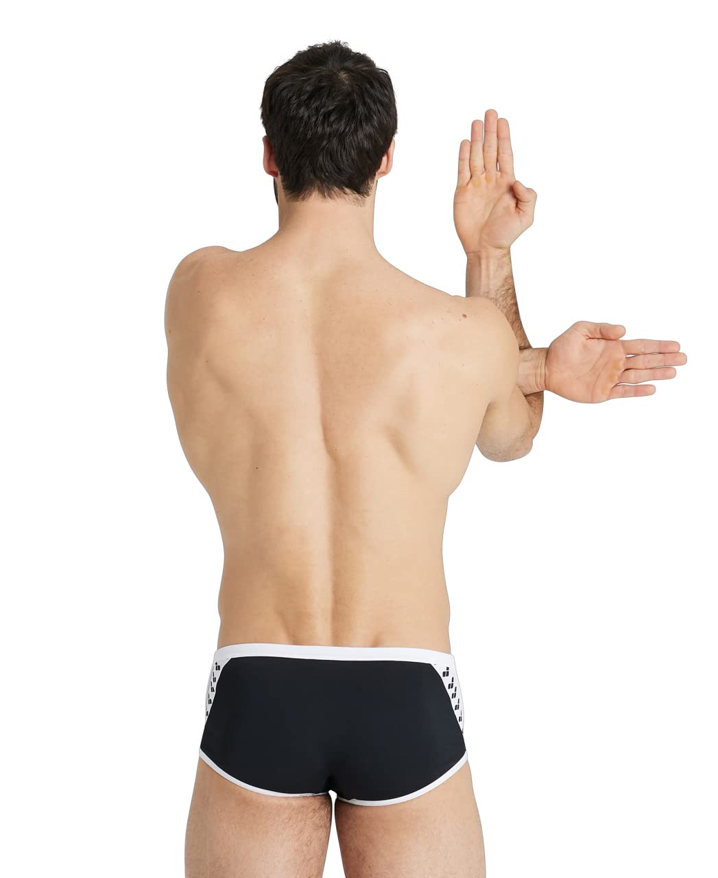 ARENA Costume Trunk Uomo Alto Nuoto Piscina Swim Briefs Icons Swim Low Waist Short Solid Rosso Blu