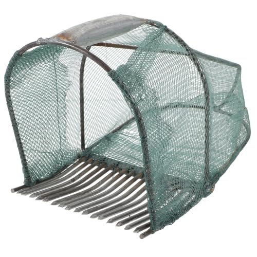 FUNOMOCYA Portable Blueberry Picker Handle 16 Tooth Berry Rake for Fruit Garden Tool