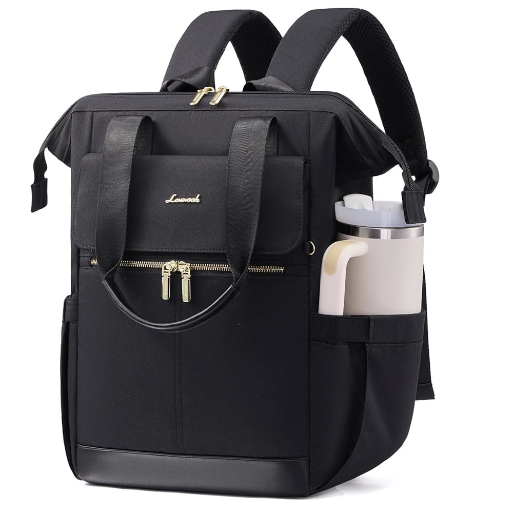 LOVEVOOK Zaino fasciatoio grande, per mamma e papà, Nero , L, Casual
