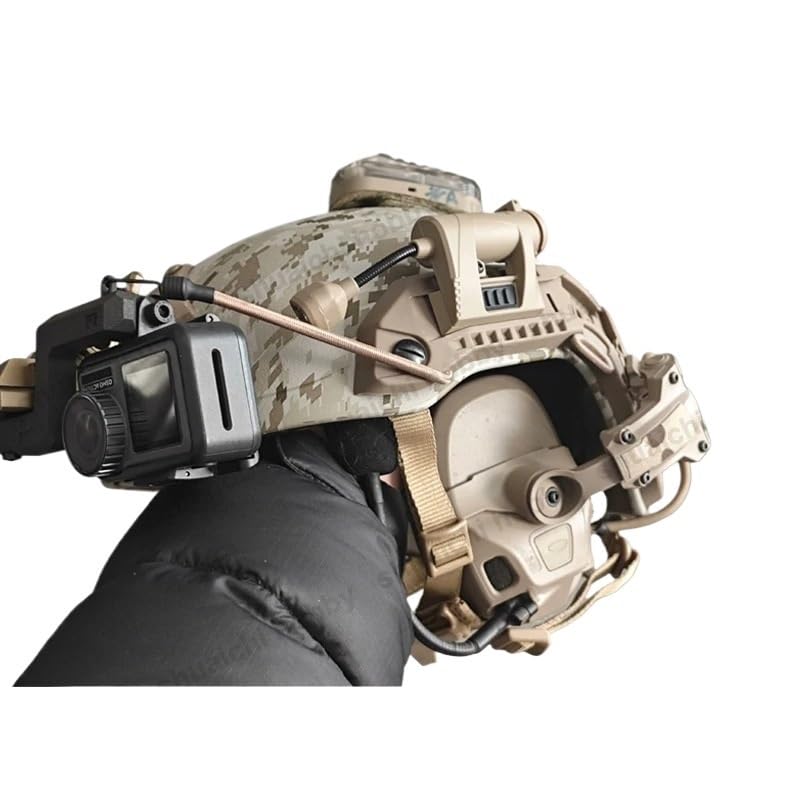 Compatible para DJI Soporte montaje cámara action adaptador casco táctico | Supporto ripresa prima persona,adatto scena ripresa esterna