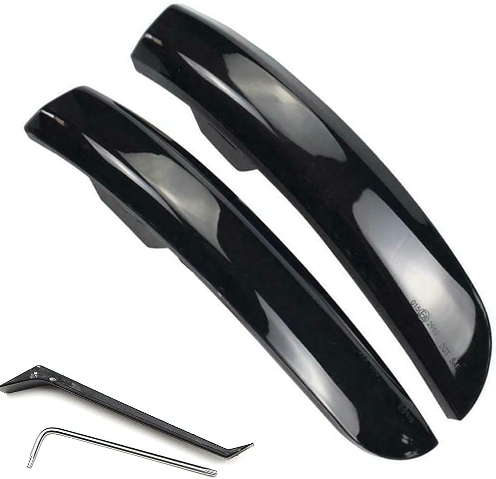 Turn Signal Indicator Side Mirror Sequential Dynamic LED Blinker Light for For Ford Kuga Escape EcoSport 2013-2018,C-Max 2013-2017,Focus 3 MK3 2012-2018 With Sequential Lamps Smoke Cover Lens