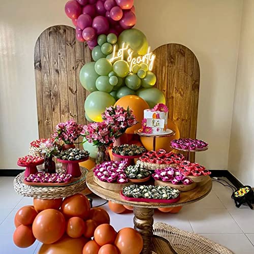 Burnt Orange Balloons Happy Birthday Decoration 53Pcs 5Inch/12Inch/18Inch Assorted Sizes Tropical Jungle Safari Balloons Thanksgiving Party Decor #TOP4