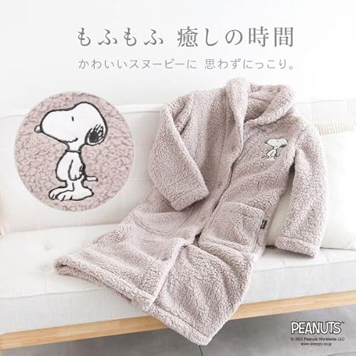 bloomingFLORA もふもふSNOOPY 着る毛布 の商品画像 1