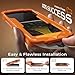 NeverBreak 9H+ Hardness for iPhone 15 Pro Max Screen Protector 12FT Military Grade Protection (Scratch, Shatter, Drop Resistance) Tempered Glass Full Edge Coverage 6.7