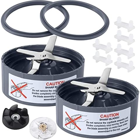 2-pack NutriBullet Replacement Parts Extractor Blade Fits NutriBullet 600w Pro 900w Blender Cover
