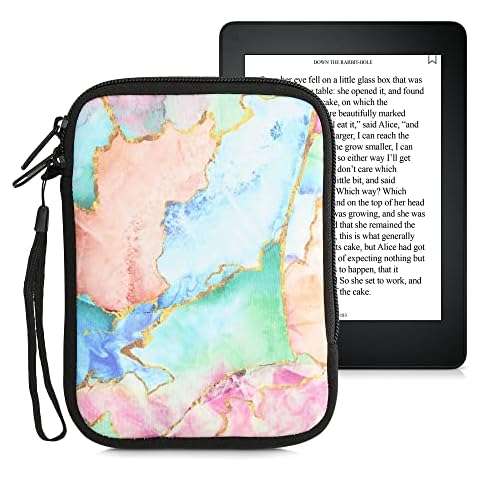 kwmobile Neoprene e-Reader Pouch with Zipper Cover
