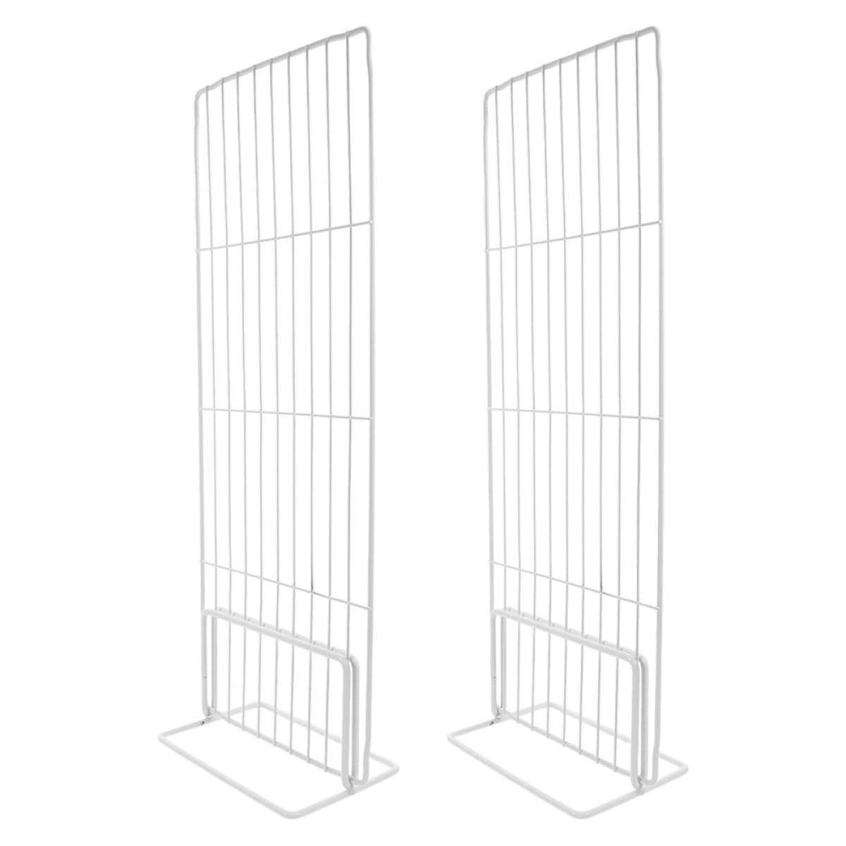 ERINGOGO Divisores de Malla Metálica para Congelador 17x46 Cm, Separadores Organizadores para Refrigerador, 2 Unidades, Adecuado para Almacenamiento y Orden en Congeladores Domésticos